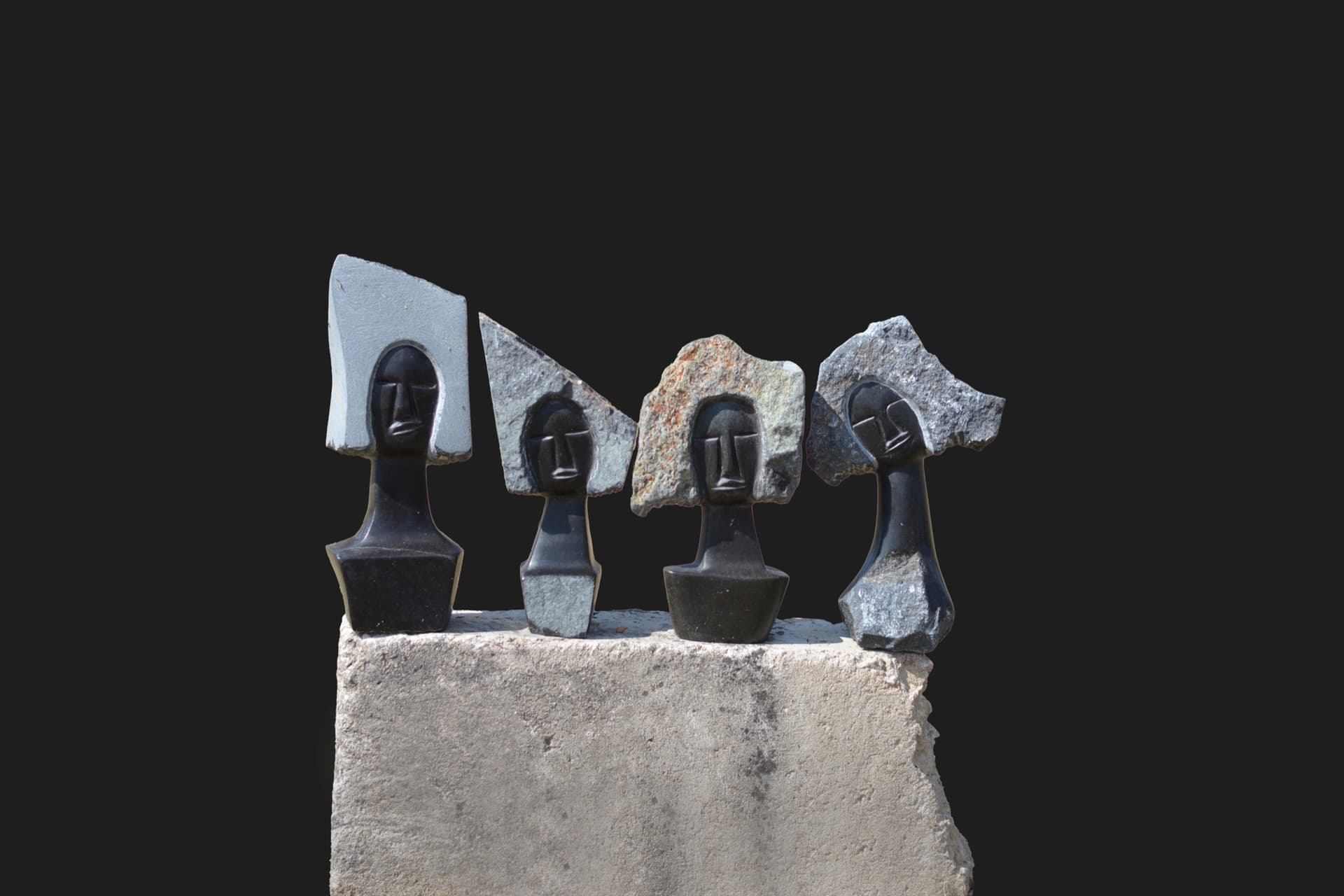 Work 14 — Stone Shona sculpture by Artist Name