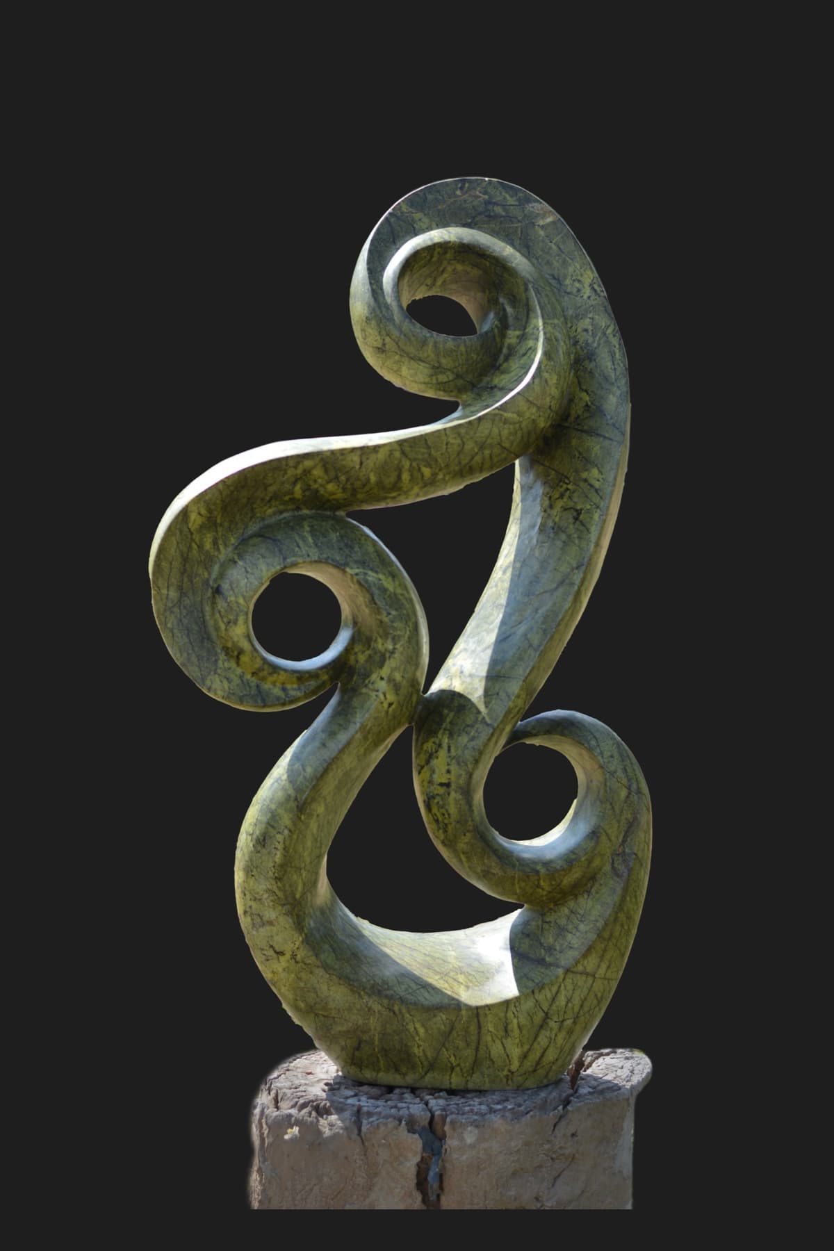 Work 38 — Stone Shona sculpture by Artist Name