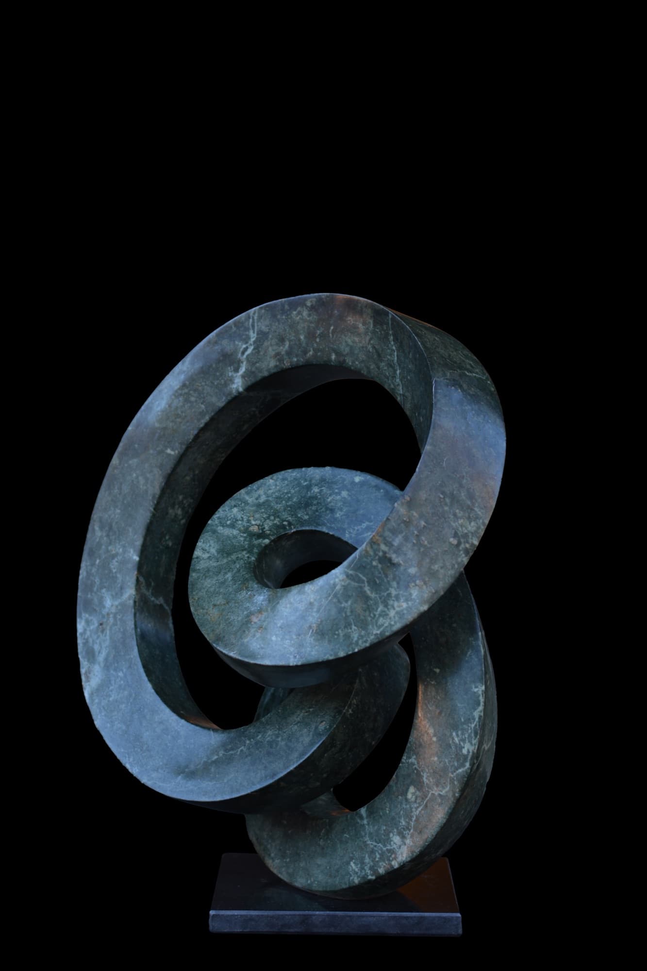 Bonded Souls — Green Opal Shona sculpture by Gift Rusere Bonded Souls — Green Opal Shona sculpture by Gift Rusere